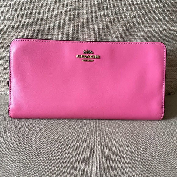 Coach Handbags - Coach Vibrant Pink Women's Wallet